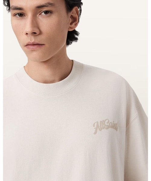 ALLSAINTS(オールセインツ)の「ODYSSEY SS CREW | ODYSSEY 半袖 クルー(Tシャツ/カットソー・メンズ・ホワイト系その他・XS/S/M/L/XL)」の6枚目の写真