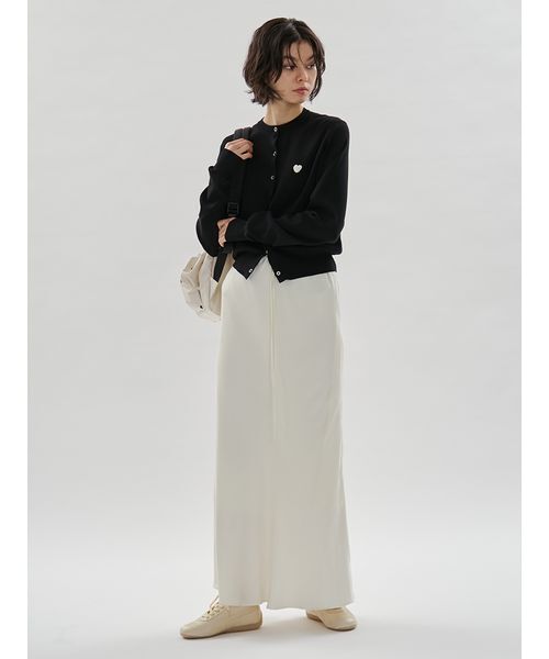 emmi（エミ）の「【HEART】 eco ハートニットカーディガン【アンサンブル可能】（カーディガン/ボレロ・レディース・グレー/レッド/ブラック/アイボリー・F）」の18枚目の写真