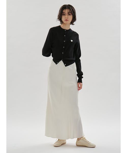 emmi（エミ）の「【HEART】 eco ハートニットカーディガン【アンサンブル可能】（カーディガン/ボレロ・レディース・グレー/レッド/ブラック/アイボリー・F）」の21枚目の写真