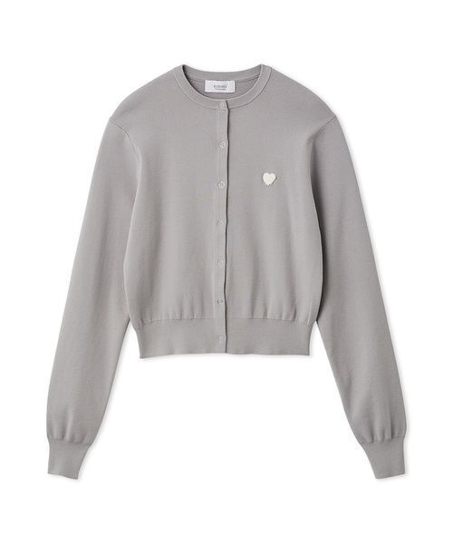 emmi（エミ）の「【HEART】 eco ハートニットカーディガン【アンサンブル可能】（カーディガン/ボレロ・レディース・グレー/レッド/ブラック/アイボリー・F）」の10枚目の写真