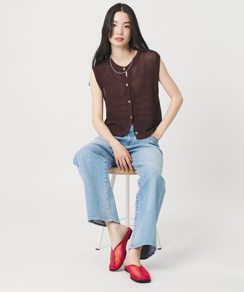 BEAUTY&YOUTH UNITED ARROWS(ビューティーアンドユースユナイテッドアローズ)の「チュール スライダー サンダル(サンダル・レディース・シルバー/ブラック/レッド・37/36/38)」の20枚目の写真