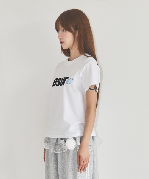 as you are（アズユーアー）の「◇ASYOUARE◇ブランド直輸入正規品/シグニチャーエンジェルフィットTシャツ SIGNATURE ANGEL FIT T-SHIRT（Tシャツ/カットソー・レディース・ブラック/チャコール/ホワイト・M/S）」の22枚目の写真