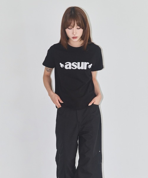 as you are（アズユーアー）の「◇ASYOUARE◇ブランド直輸入正規品/シグニチャーエンジェルフィットTシャツ SIGNATURE ANGEL FIT T-SHIRT（Tシャツ/カットソー・レディース・ブラック/チャコール/ホワイト・M/S）」の18枚目の写真