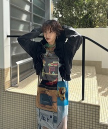 Ameri（アメリ）の「OYSTER SILHOUETTE HOODIE（パーカー）」