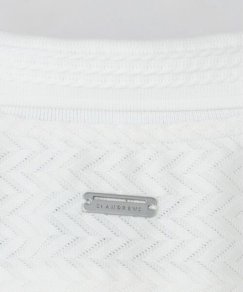 St ANDREWS(セントアンドリュース)の「【St ANDREWS】ヘリンボーンジャガード半袖ポロシャツ (MENS)(ポロシャツ・メンズ・イエロー/ブラック/ホワイト・M/L)」の21枚目の写真