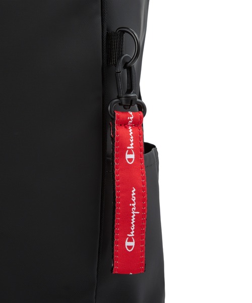 Champion（チャンピオン）の「チャンピオン リュックサック ボックス型 2気室 通学 65455（バックパック/リュック・メンズ・ブラック×ピンク/ブラック×グリーン/ブラック×ブラック/ブラック×レッド・FREE）」の8枚目の写真