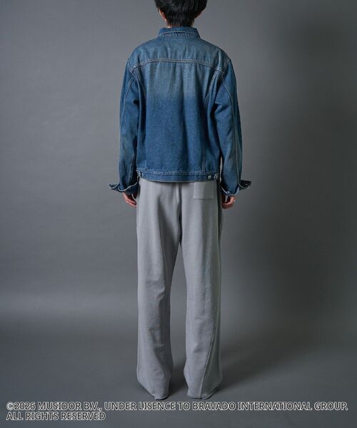 CRAFT STANDARD BOUTIQUE（クラフトスタンダードブティック）の「【ザ・ローリング・ストーンズ】ピグメントスウェットパンツ（スウェットパンツ・メンズ・チャコールグレー/ライトグレー・M/S/L）」の14枚目の写真