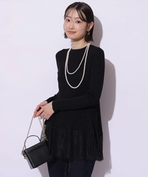 Mystrada | レースドッキングニット(ニット/セーター)