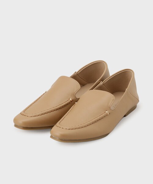 THE SHOP TK （ザ ショップ ティーケー ）の「【バブーシュ風にも履ける2WAY】シンプルローファー（パンプス・レディース・ブラック/ベージュ・35/45）」の2枚目の写真