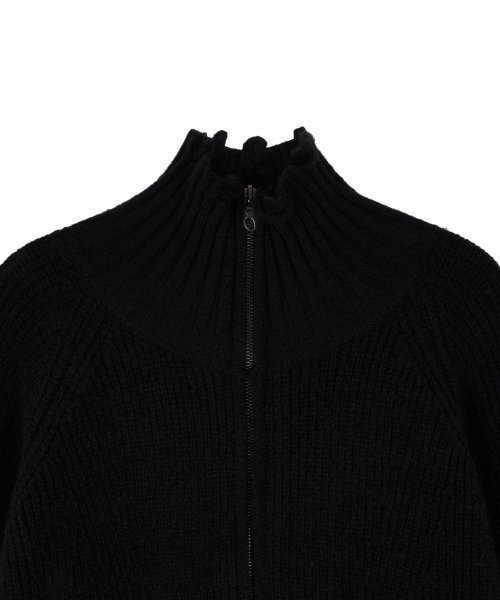 IDWS(アイドンワナセル)の「Swift Symbol High Neck Knit Zip Up Black(カーディガン/ボレロ・レディース・その他・0/2/1)」の12枚目の写真