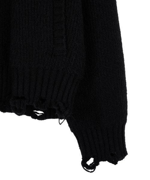 IDWS(アイドンワナセル)の「Swift Symbol High Neck Knit Zip Up Black(カーディガン/ボレロ・レディース・その他・0/2/1)」の13枚目の写真