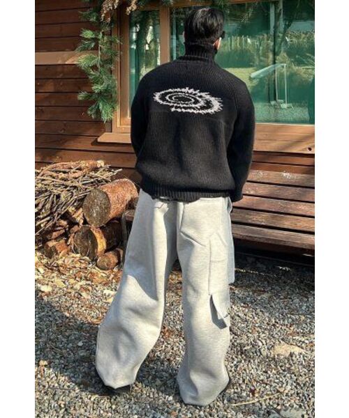 IDWS(アイドンワナセル)の「Swift Symbol High Neck Knit Zip Up Black(カーディガン/ボレロ・レディース・その他・0/2/1)」の9枚目の写真