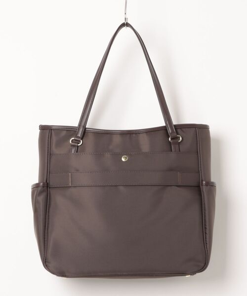 PROGRES（プログレ）の「トートバッグ アリューヴ 15L A4サイズ 13.3インチPC フロントポケット 20201（トートバッグ・レディース・チャコールグレー/ブラック・FREE）」の3枚目の写真