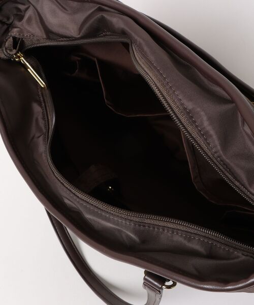 PROGRES（プログレ）の「トートバッグ アリューヴ 15L A4サイズ 13.3インチPC フロントポケット 20201（トートバッグ・レディース・チャコールグレー/ブラック・FREE）」の5枚目の写真