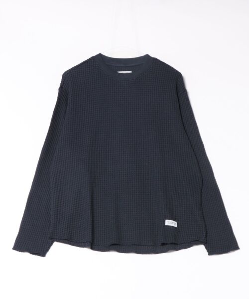 BANKS(バンクス)の「LS TEE /BANKS JOURNAL(バンクスジャーナル)長袖無地ロングT-シャツ(Tシャツ/カットソー・メンズ・グリーン/ネイビー・X-LARGE/MEDIUM)」の5枚目の写真