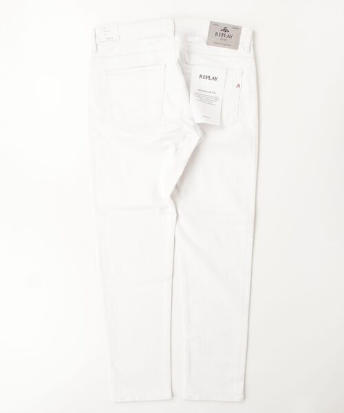 REPLAY（リプレイ）の「9.5 OZ STRETCH BULL DENIM（デニムパンツ・メンズ・ホワイト・W31xL32/W29xL30/W34xL30/W32xL32/W30xL32/W30xL30/W28xL32/W33xL32/W34xL32）」の2枚目の写真