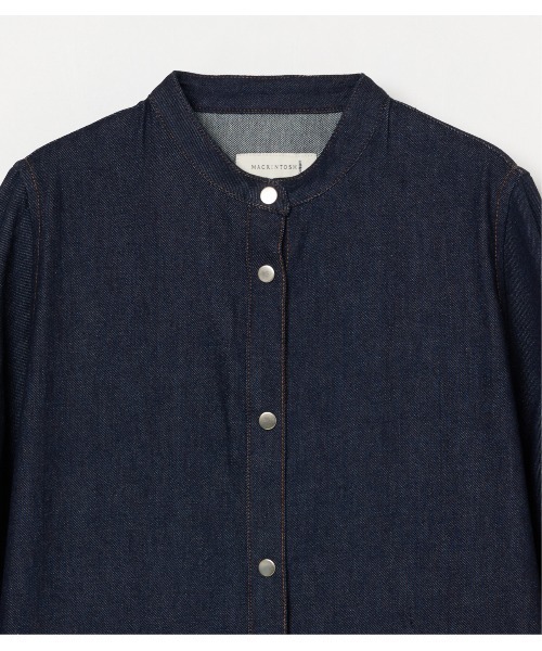 Mackintosh(マッキントッシュ)の「THORNHILL DRESS(シャツワンピース・レディース・インディゴブルー・6)」の6枚目の写真