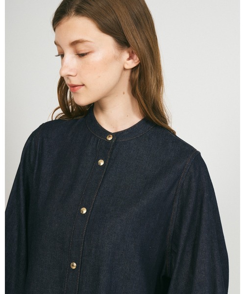 Mackintosh(マッキントッシュ)の「THORNHILL DRESS(シャツワンピース・レディース・インディゴブルー・6)」の7枚目の写真