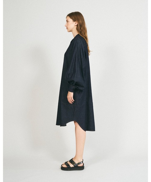 Mackintosh(マッキントッシュ)の「THORNHILL DRESS(シャツワンピース・レディース・インディゴブルー・6)」の4枚目の写真
