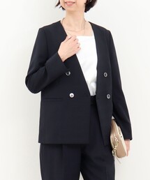 MICO COULIER | 《セットアップ対応》シアーチェックジャケット(ダウンジャケット/コート)