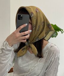 CIAOPANIC | ダブルフェイスリバーシブル大判スカーフ(バンダナ/スカーフ)