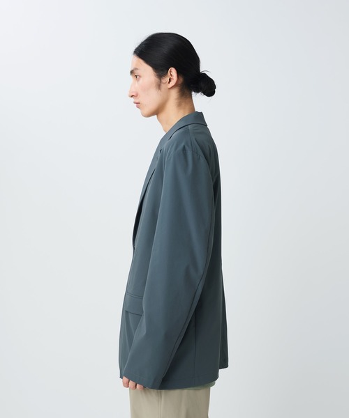 Snow Peak(スノーピーク)の「Snow Peak / Water-Repellent Stretch Jacket 撥水 ストレッチジャケット(テーラードジャケット・メンズ・チャコール/ブラック/グレイッシュベージュ・S/M/L/XL)」の9枚目の写真