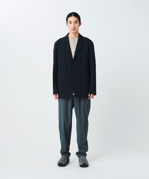 Snow Peak(スノーピーク)の「Snow Peak / Water-Repellent Stretch Jacket 撥水 ストレッチジャケット(テーラードジャケット・メンズ・チャコール/ブラック/グレイッシュベージュ・S/M/L/XL)」の6枚目の写真