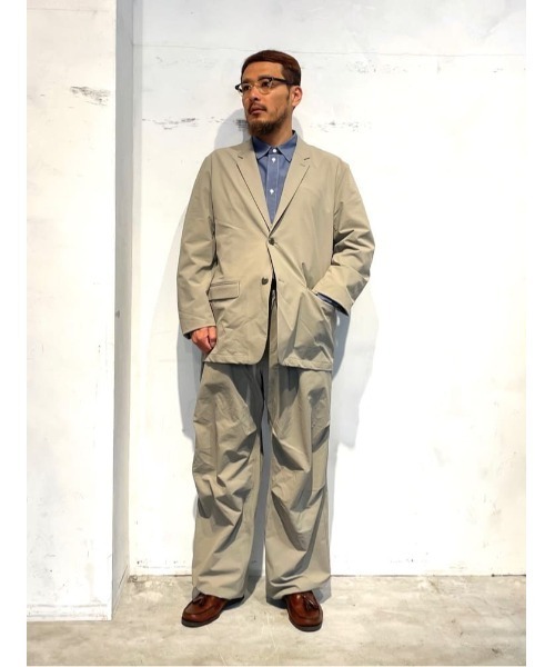 Snow Peak(スノーピーク)の「Snow Peak / Water-Repellent Stretch Jacket 撥水 ストレッチジャケット(テーラードジャケット・メンズ・チャコール/ブラック/グレイッシュベージュ・S/M/L/XL)」の5枚目の写真