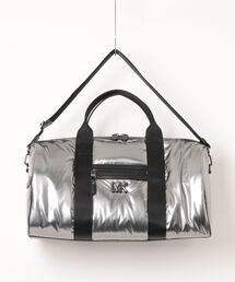 MICHAEL KORS | BROOKLYN メタリック パフィー ダッフル バッグ ミディアム(ボストンバッグ)