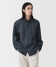 セール】〔MUJI Labo〕紳士 ウール混レギュラーカラーシャツ（シャツ