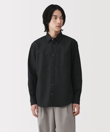 紳士 ヘンプコットン長袖シャツ
