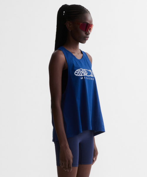 MENASOO(ミナス)の「VENODE Three Track Logo Active Sleeve_Blue(Tシャツ/カットソー・レディース・ブルー・1/2)」の18枚目の写真