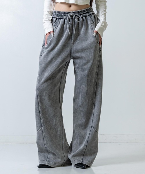 ANAP(アナップ)の「スタッズ付スウェットパンツ(スウェットパンツ・レディース・ライトグレー/ブラック・F)」の20枚目の写真