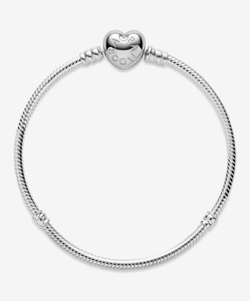 PANDORA（パンドラ）の「Moments ハート スネークチェーン ブレスレット（ブレスレット・レディース・シルバー・18cm/17cm/23cm/21cm/20cm/16cm/19cm）」の8枚目の写真