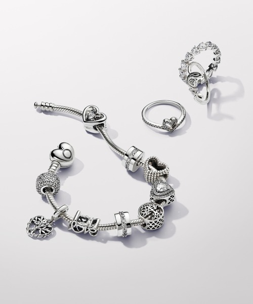 PANDORA（パンドラ）の「Moments ハート スネークチェーン ブレスレット（ブレスレット・レディース・シルバー・18cm/17cm/23cm/21cm/20cm/16cm/19cm）」の19枚目の写真