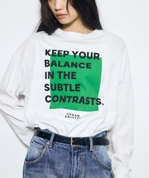 AZUL BY MOUSSY（アズールバイマウジー）の「フロントメッセージロゴロンT（Tシャツ/カットソー）」