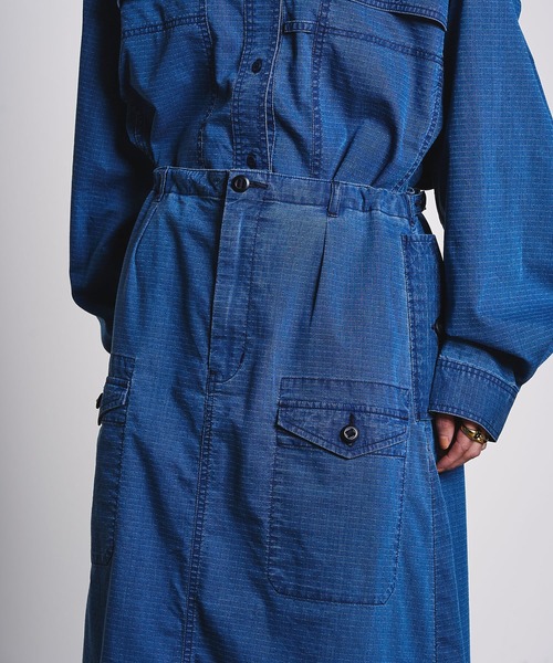 ROSE BUD(ローズバッド)の「(GENE HEAVENS)RIP STOP CARGO POCKET SKIRT(スカート・レディース・チャコールグレー/ブルー・ONE SIZE)」の17枚目の写真