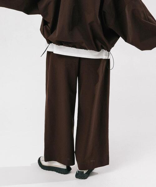 EKAL(エカル)の「DOT AIR WIDE TROUSERS(その他パンツ・レディース・ブラウン/ブラック/チャコールグレー・ONE)」の22枚目の写真