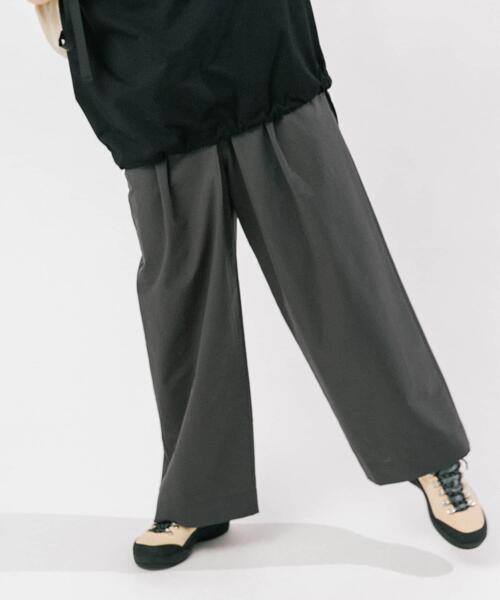 EKAL(エカル)の「DOT AIR WIDE TROUSERS(その他パンツ・レディース・ブラウン/ブラック/チャコールグレー・ONE)」の15枚目の写真