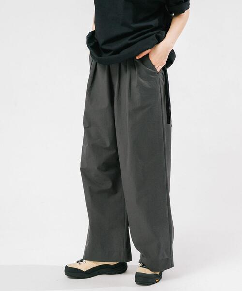 EKAL(エカル)の「DOT AIR WIDE TROUSERS(その他パンツ・レディース・ブラウン/ブラック/チャコールグレー・ONE)」の14枚目の写真