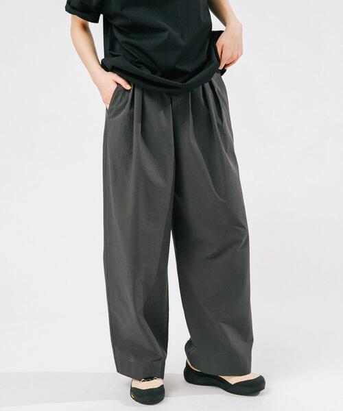 EKAL(エカル)の「DOT AIR WIDE TROUSERS(その他パンツ・レディース・ブラウン/ブラック/チャコールグレー・ONE)」の13枚目の写真