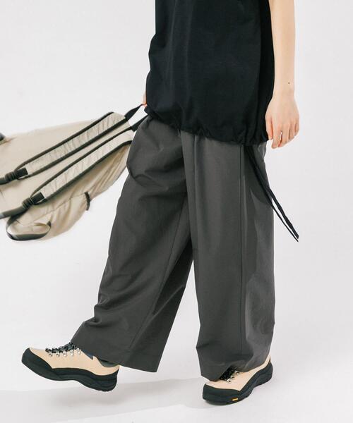 EKAL(エカル)の「DOT AIR WIDE TROUSERS(その他パンツ・レディース・ブラウン/ブラック/チャコールグレー・ONE)」の12枚目の写真