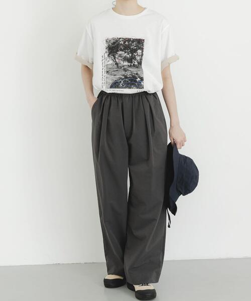 EKAL(エカル)の「DOT AIR WIDE TROUSERS(その他パンツ・レディース・ブラウン/ブラック/チャコールグレー・ONE)」の9枚目の写真