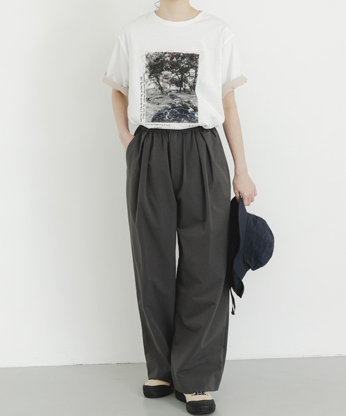 EKAL（エカル）の「DOT AIR WIDE TROUSERS（その他パンツ・レディース・ブラウン/ブラック/チャコールグレー・ONE）」の17枚目の写真