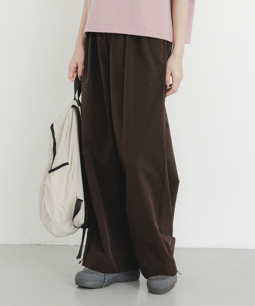 EKAL（エカル）の「DOT AIR WIDE TROUSERS（その他パンツ・レディース・ブラウン/ブラック/チャコールグレー・ONE）」の19枚目の写真