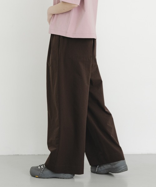 EKAL（エカル）の「DOT AIR WIDE TROUSERS（その他パンツ・レディース・ブラウン/ブラック/チャコールグレー・ONE）」の21枚目の写真