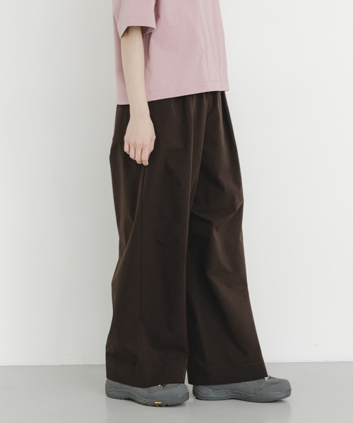 EKAL（エカル）の「DOT AIR WIDE TROUSERS（その他パンツ・レディース・ブラウン/ブラック/チャコールグレー・ONE）」の22枚目の写真