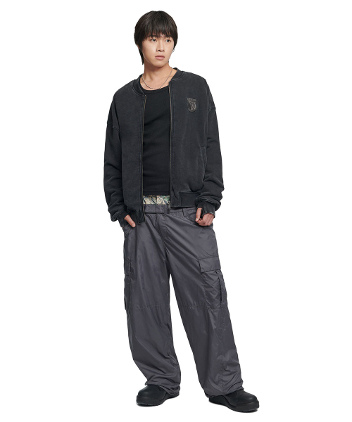 NOMANUAL(NOMANUAL)の「EMBLEM SWEAT ZIP-UP - WASHED BLACK(その他アウター・レディース・その他・MEDIUM/LARGE)」の4枚目の写真