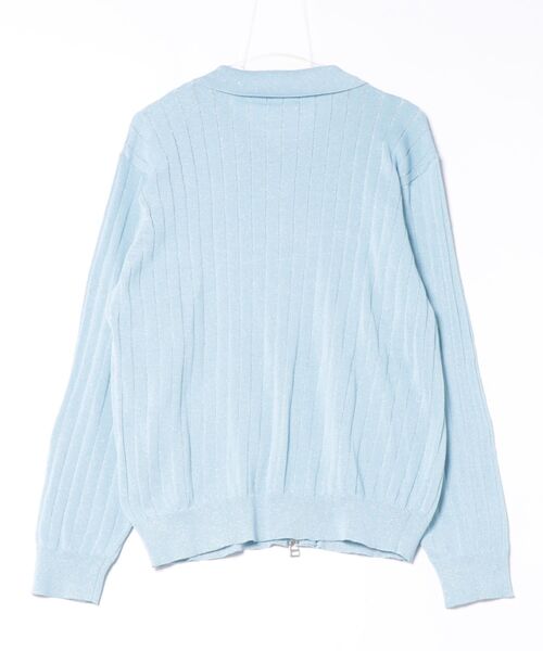 BREATH(ブレス)の「SCRIPT LOGO KNIT ZIP UP JACKET(その他アウター・メンズ・ブラック/ライトブルー・X-LARGE/SMALL/MEDIUM/XX-LARGE/LARGE)」の11枚目の写真
