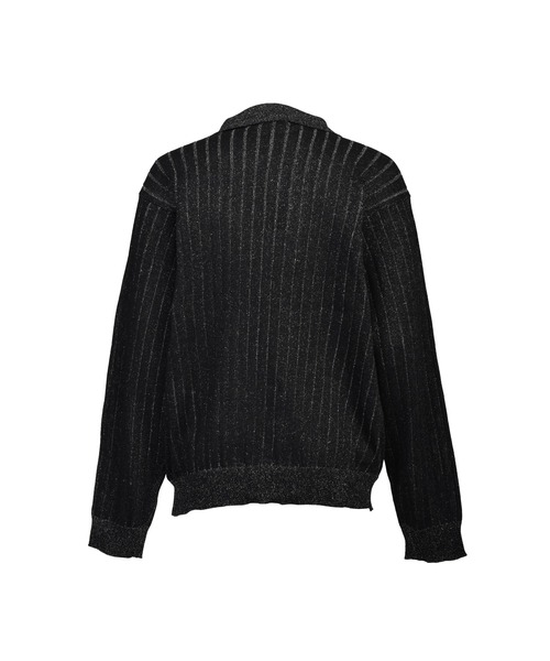 BREATH(ブレス)の「SCRIPT LOGO KNIT ZIP UP JACKET(その他アウター・メンズ・ブラック/ライトブルー・X-LARGE/SMALL/MEDIUM/XX-LARGE/LARGE)」の3枚目の写真